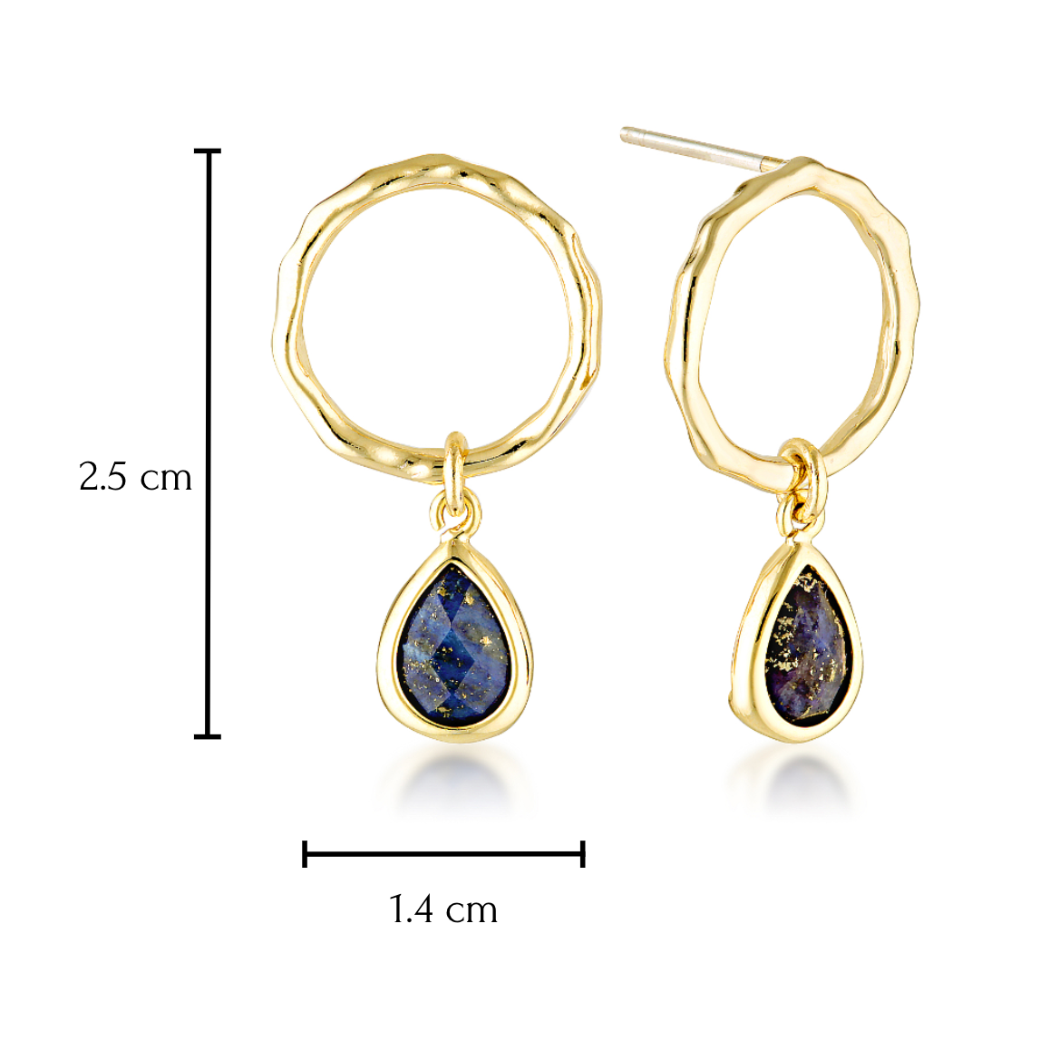 Circle Drop Earrings image 2