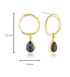 Circle Drop Earrings image 2