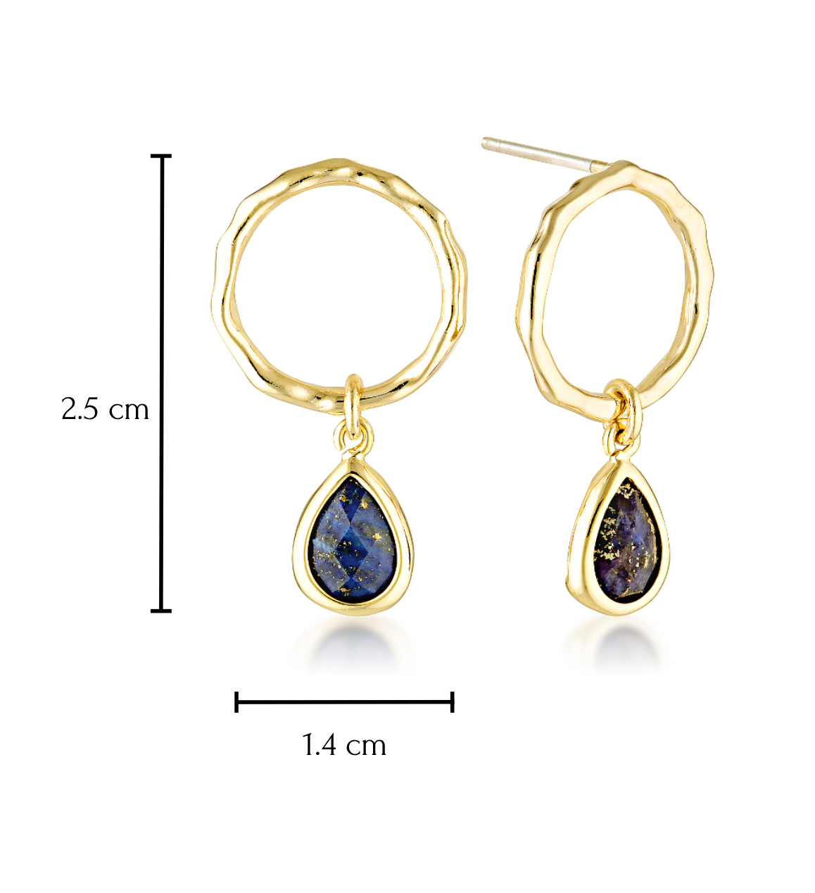 Circle Drop Earrings image 2