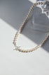 Round Pearl Silver Toggle Necklace image 5