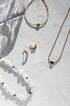 Malachite & Pearl Silver Necklace image 7