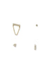 Holly Silver Stud Earrings Set image 1