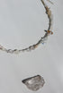 Rock Crystal + Freshwater Pearl Beaded Silver Necklace image 1