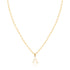 14K Gold Initial Necklace image 0