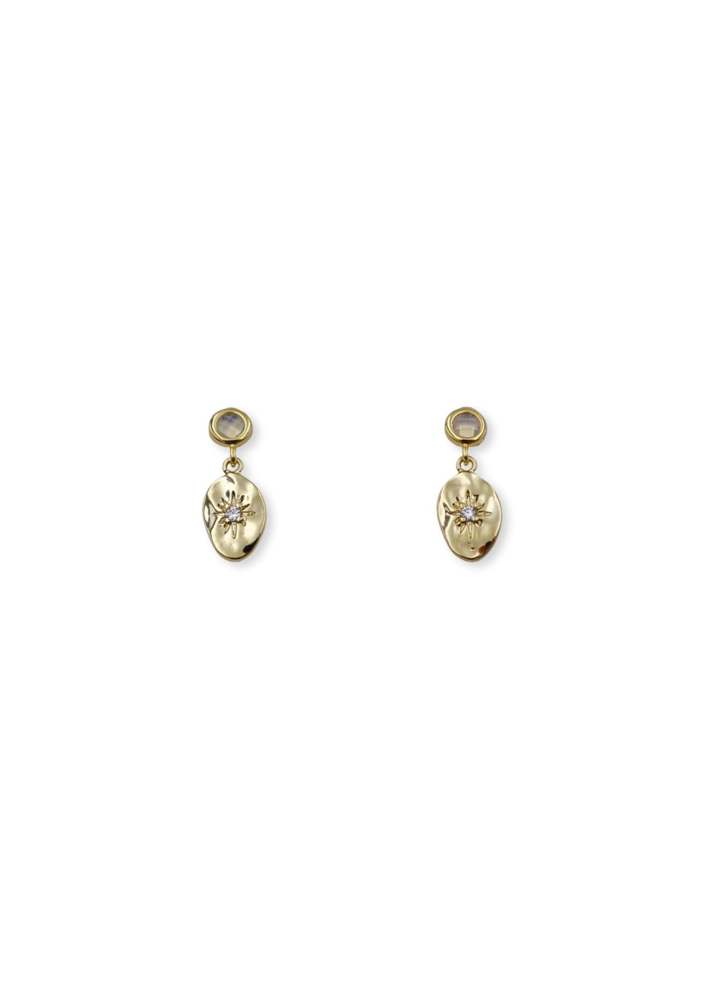 Green Star Stud Earrings image 3