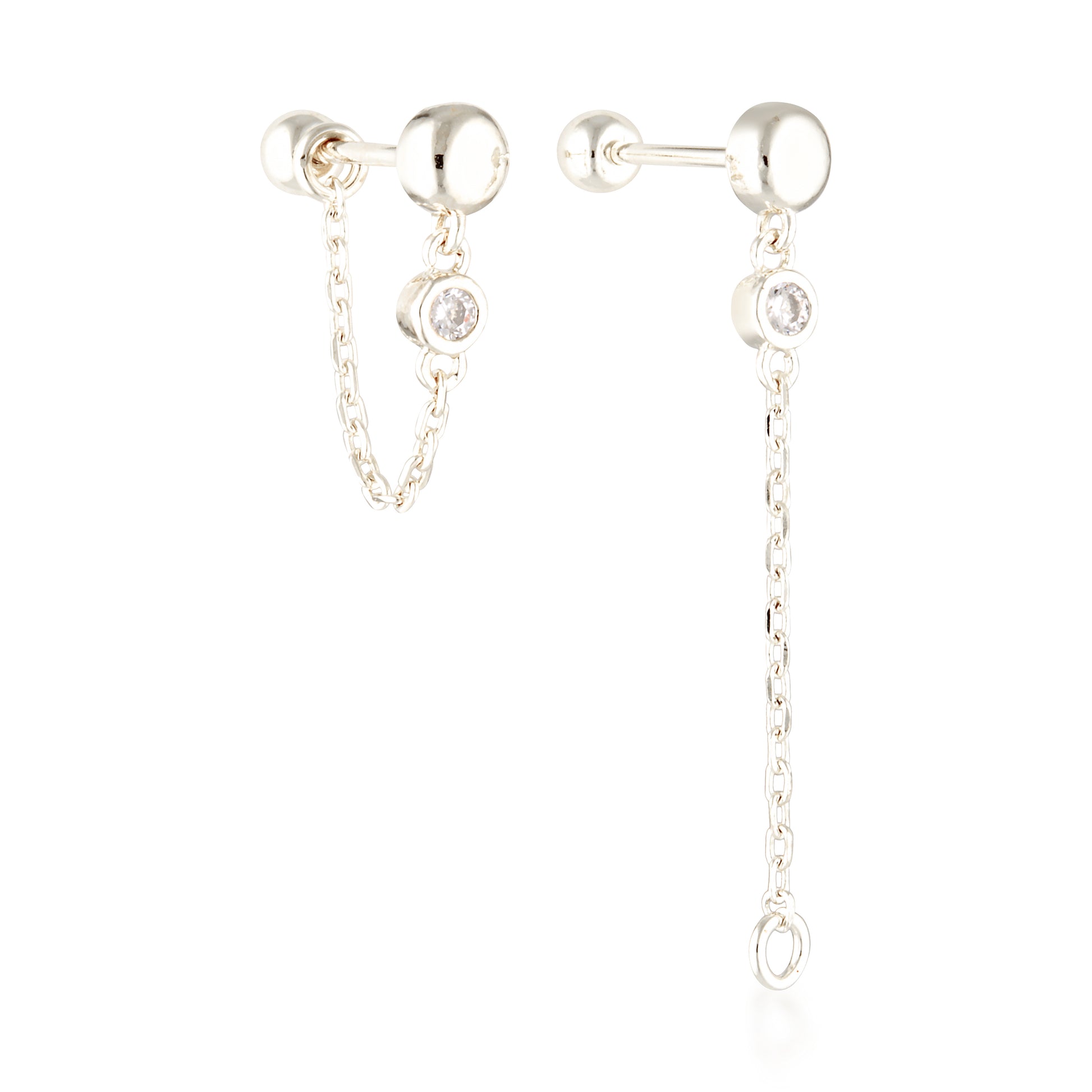 Two Way Chain Drop Piercings image 1