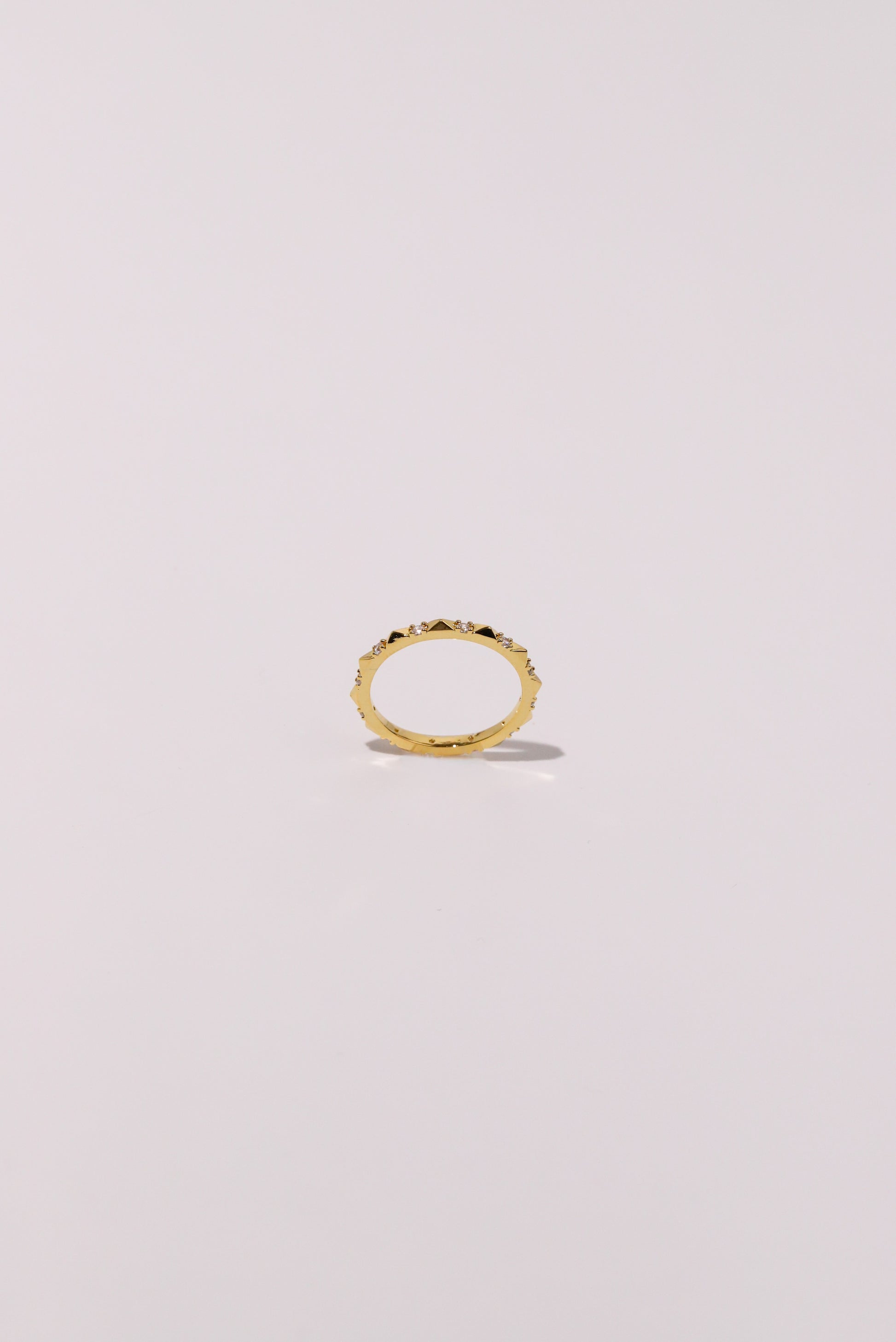 SRC002 Rock Stud Cubic Ring  image 2