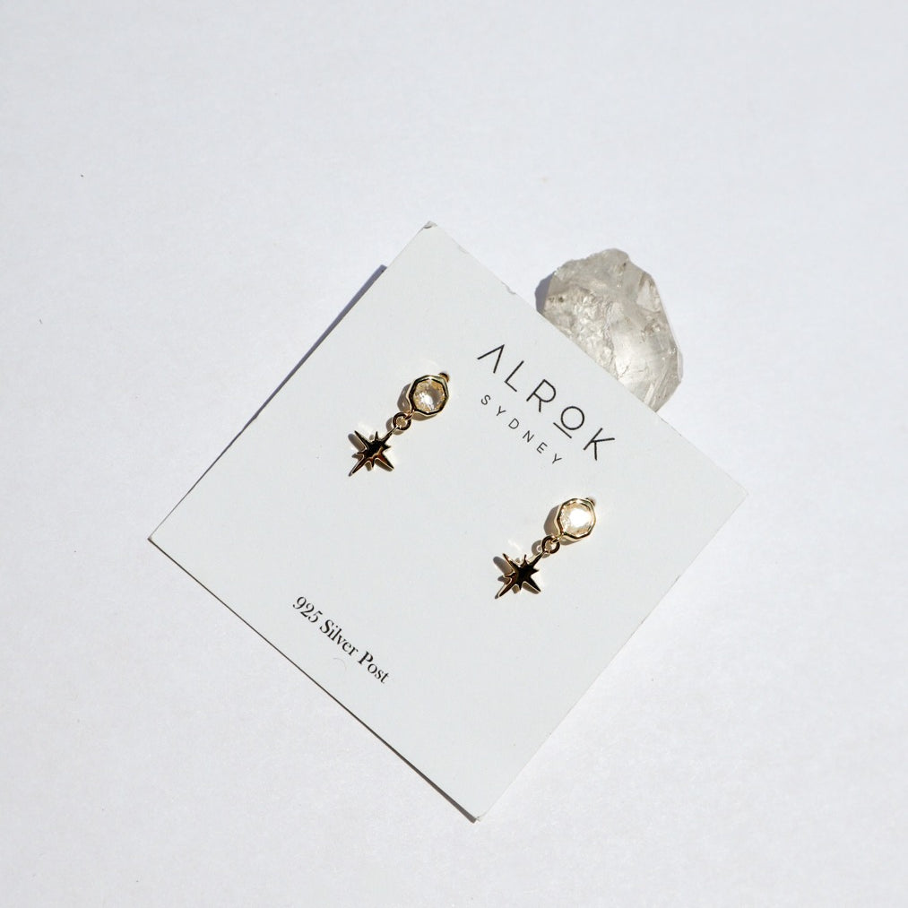 Stardust Crystal Stud Earrings image 0