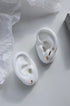 Baguette Silver Stud Earrings Set image 1
