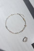 Rock Crystal + Freshwater Pearl Beaded Silver Necklace image 3