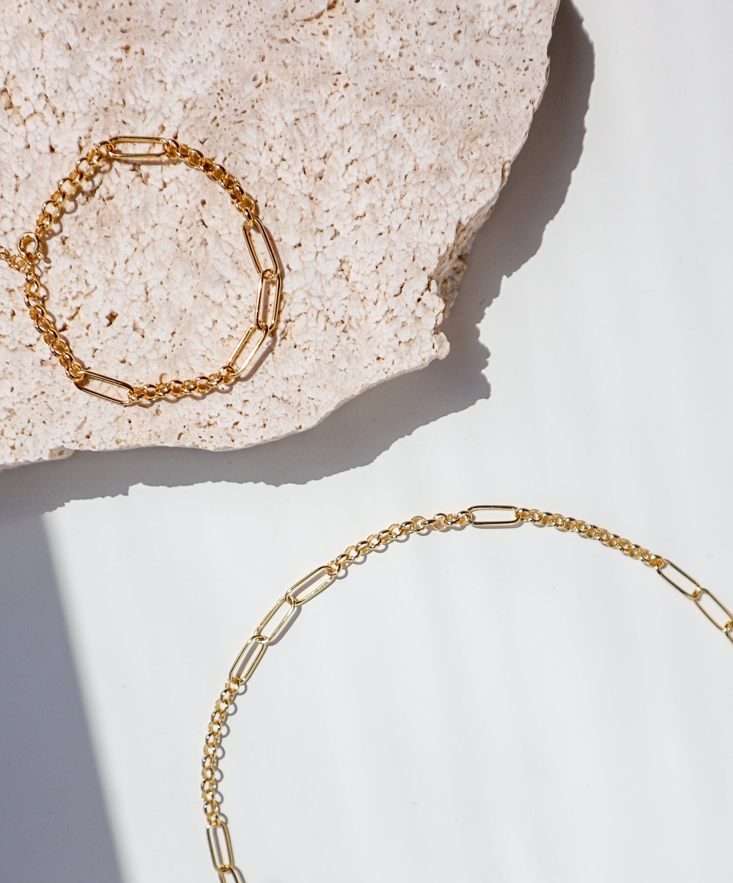 Mixed Link Chain Silver Necklace image 8