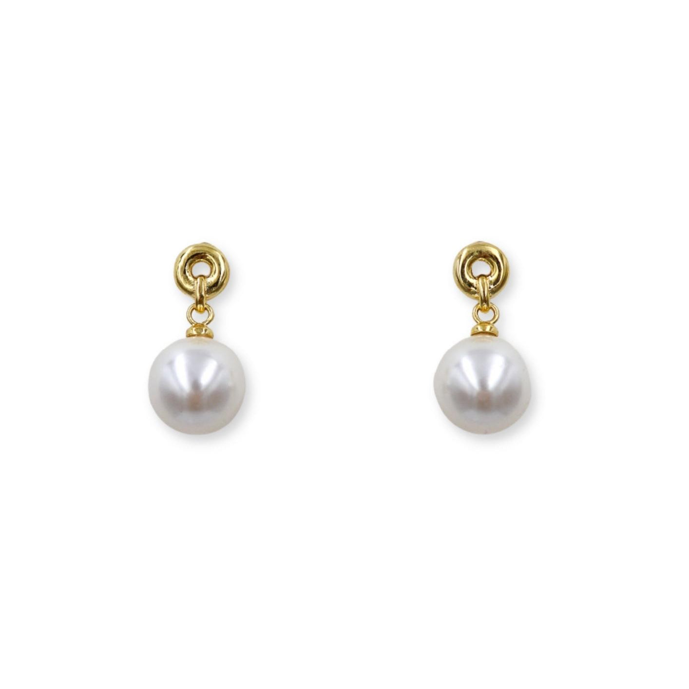Classic Pearl Stud Earrings image 0