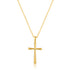 Simple Silver Cross Silver Necklace image 0