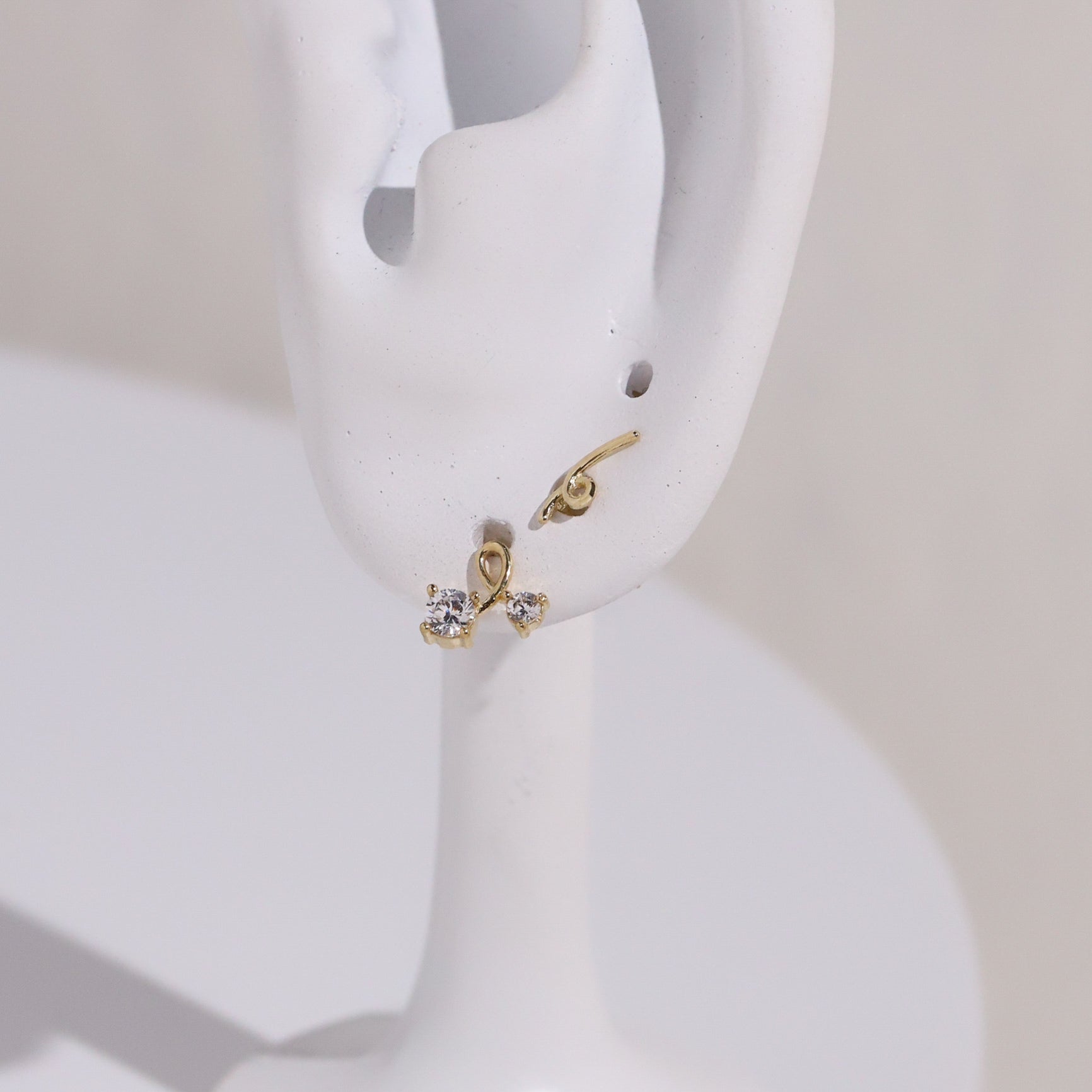 Together Cubic 10K Studs