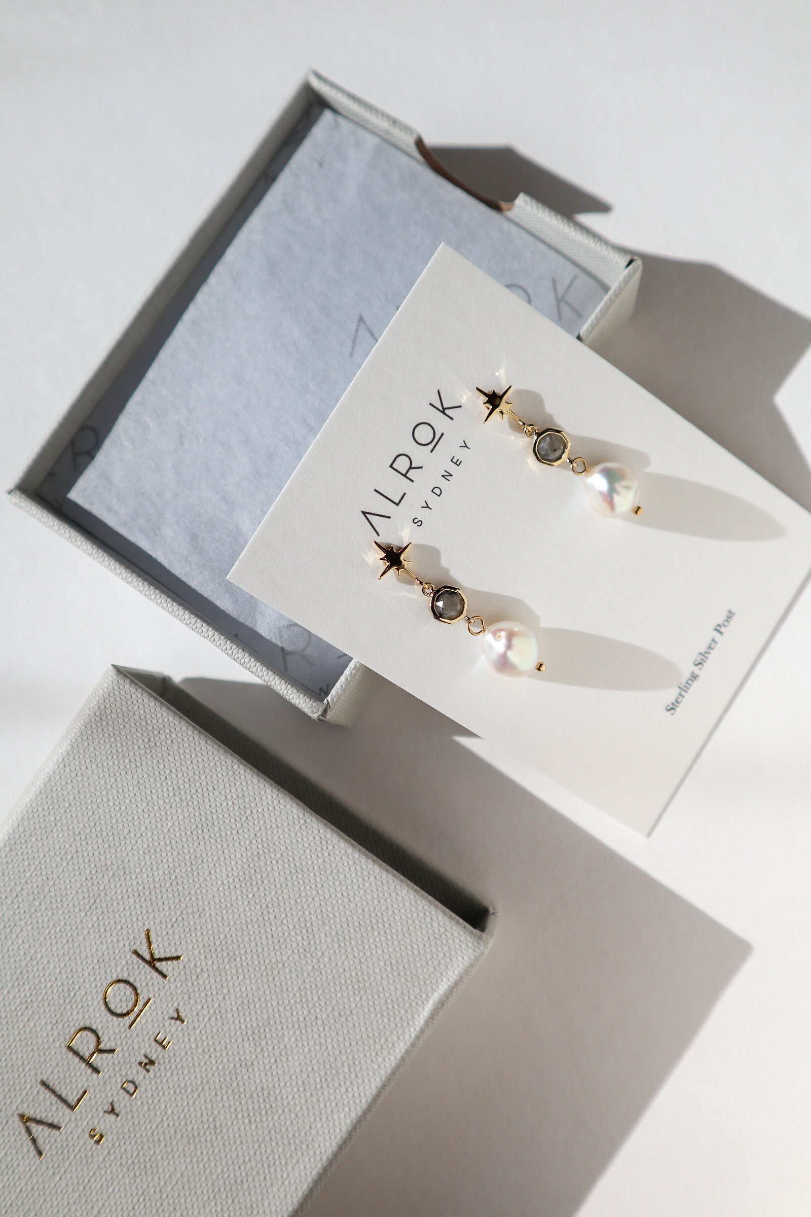 Stardust Labradorite Drop Earrings image 3