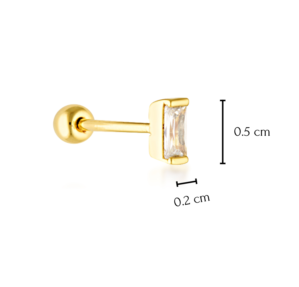 Baquette Cubic Piercing image 2