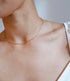 Link Chain Silver Choker Necklace image 0