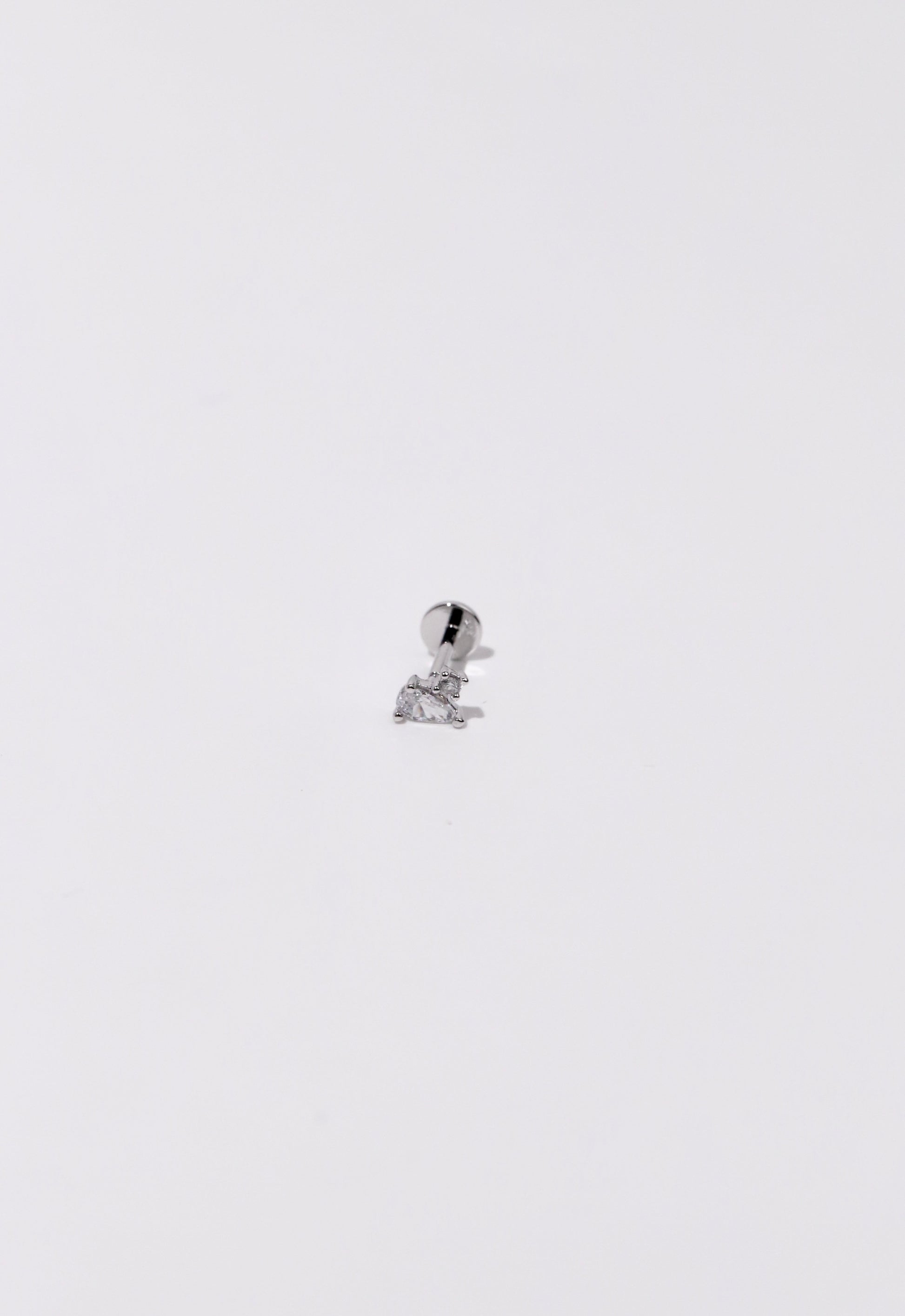 Pear Cubic Flatback Piercing image 3