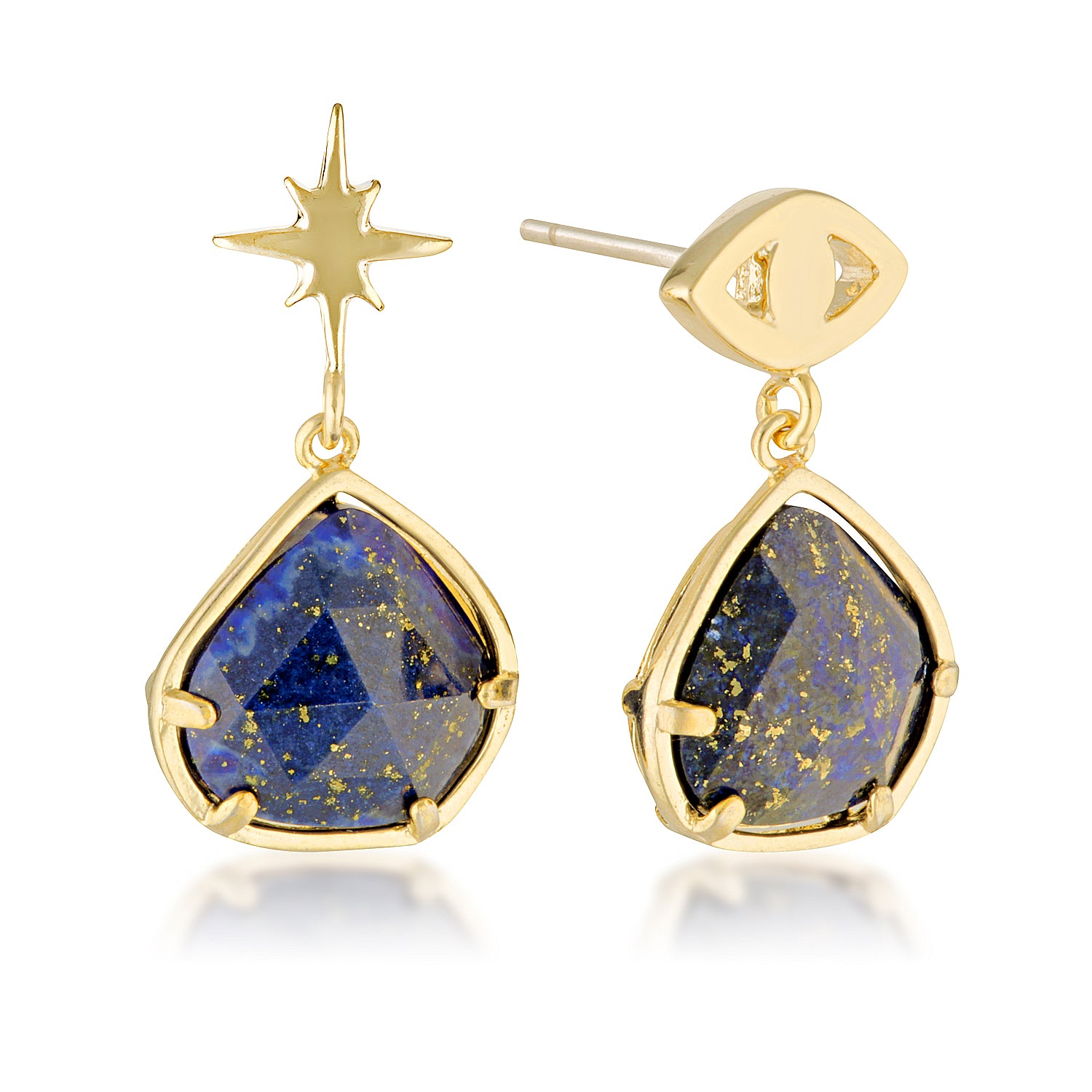 Mismatch Star Eye Earrings image 2