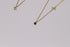 14K Gold Initial + Stone Necklace image 5
