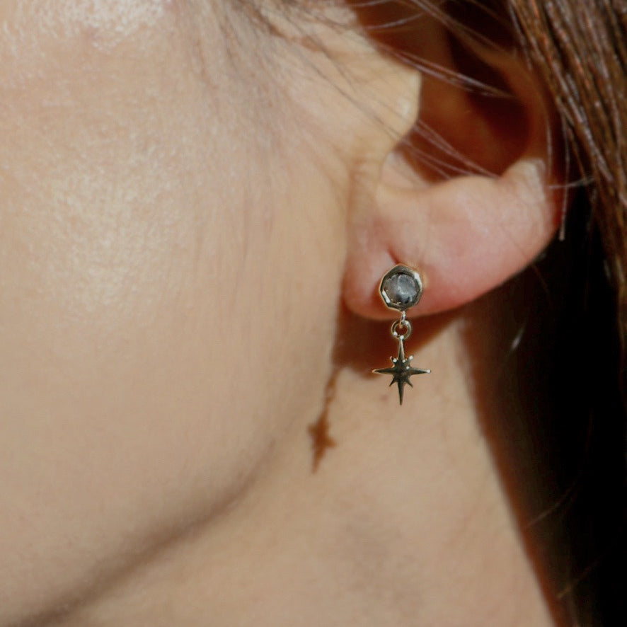 Stardust Labradorite Stud Earrings image 1