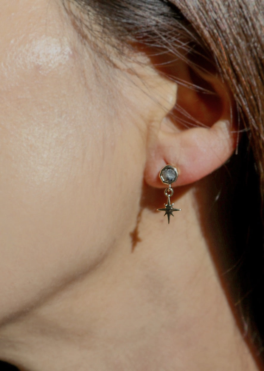Stardust Labradorite Stud Earrings image 1