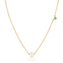 14K Gold Pearl Necklace image 0
