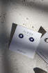 Petit Circle Stone Stud Earrings image 4