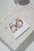 Summer Snow Pearl Hoops image 4