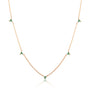 14K Gold Double Sided Necklace image 0