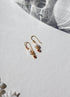 Cubic Drop Pearl Earrings image 3