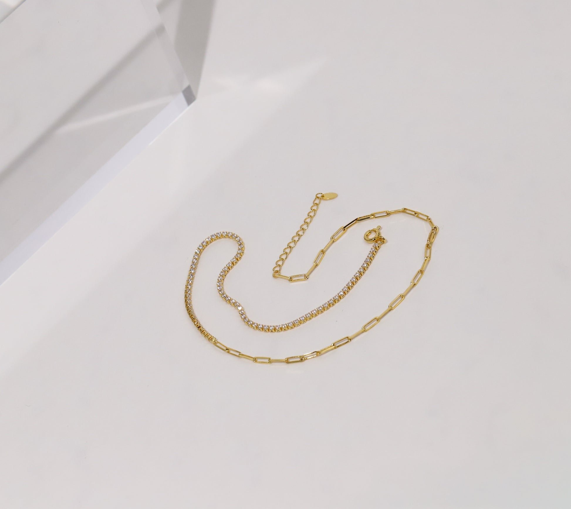 SBC006 Glow Tennis Link Wrap Bracelet / Choker image 2