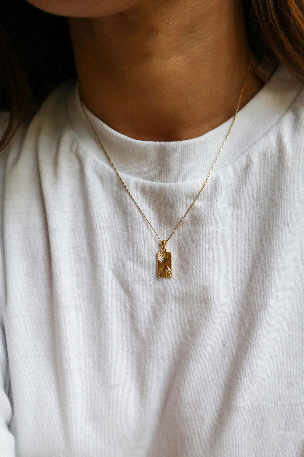 Sunset Silver Necklace image 3