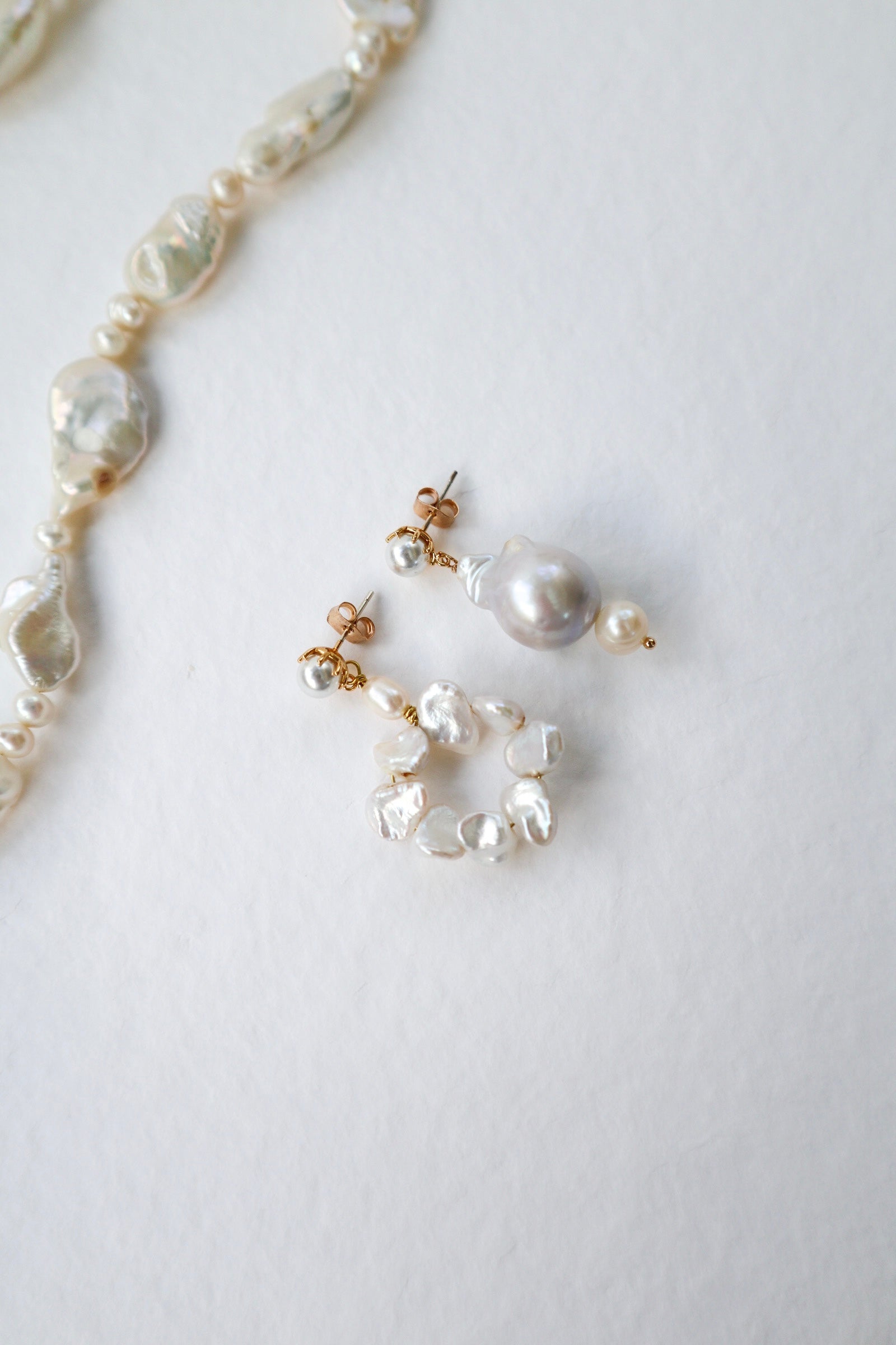 Holy Mismatch Pearl Earrings image 2