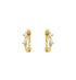 SEC001G Cubic Cluster Hoop Earrings image 0