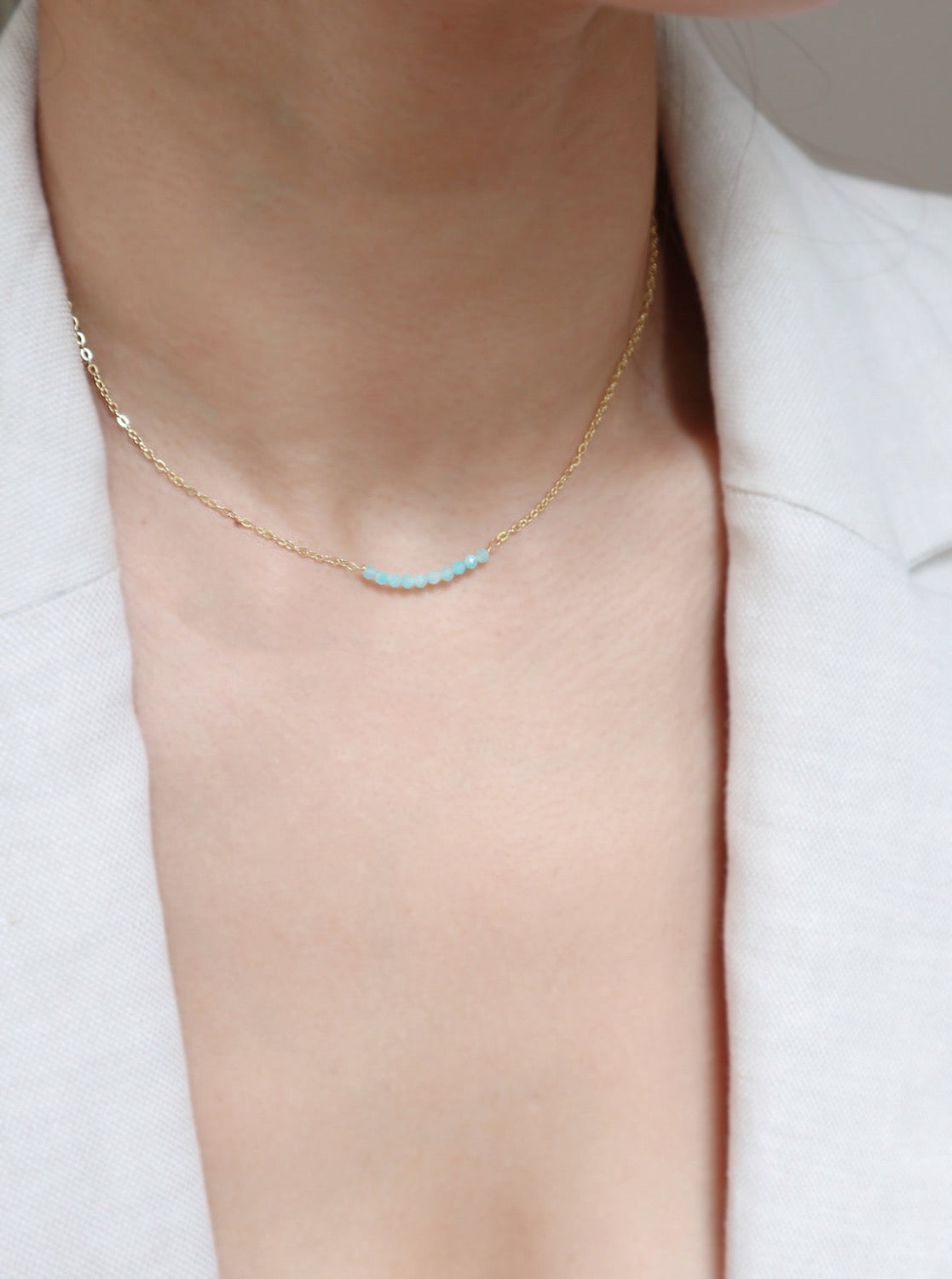 Natural Stone Necklace image 1