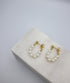 Pearl Link Stud Earrings image 1