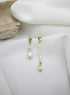 Amber Pearl Drop Earrings image 2