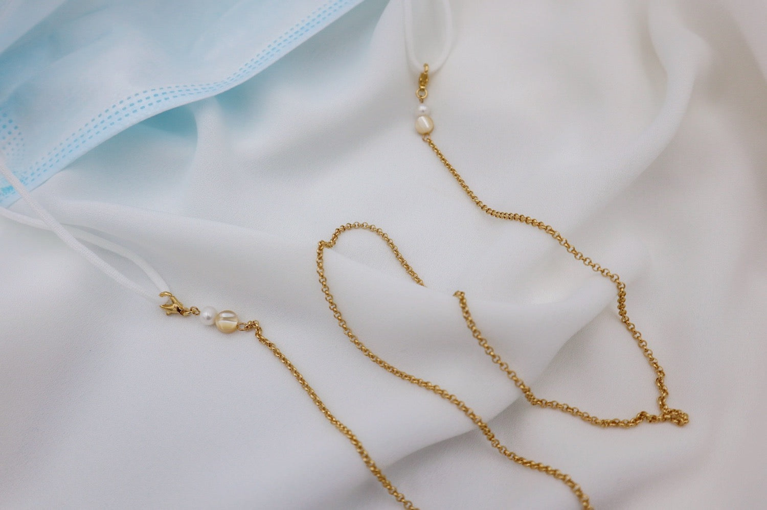 Mother of Pearl Sunglasses / Mask Chain image 5