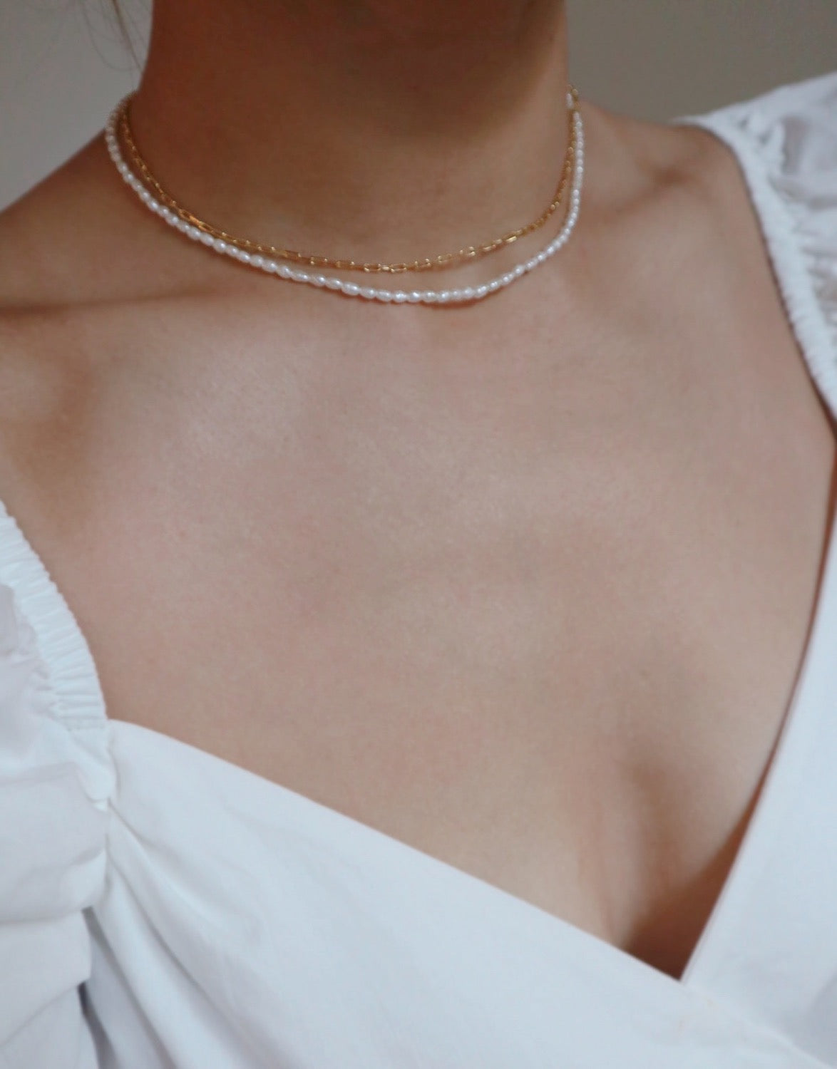 Link Chain Silver Choker Necklace image 4