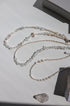 Rock Crystal + Freshwater Pearl Beaded Silver Necklace image 5