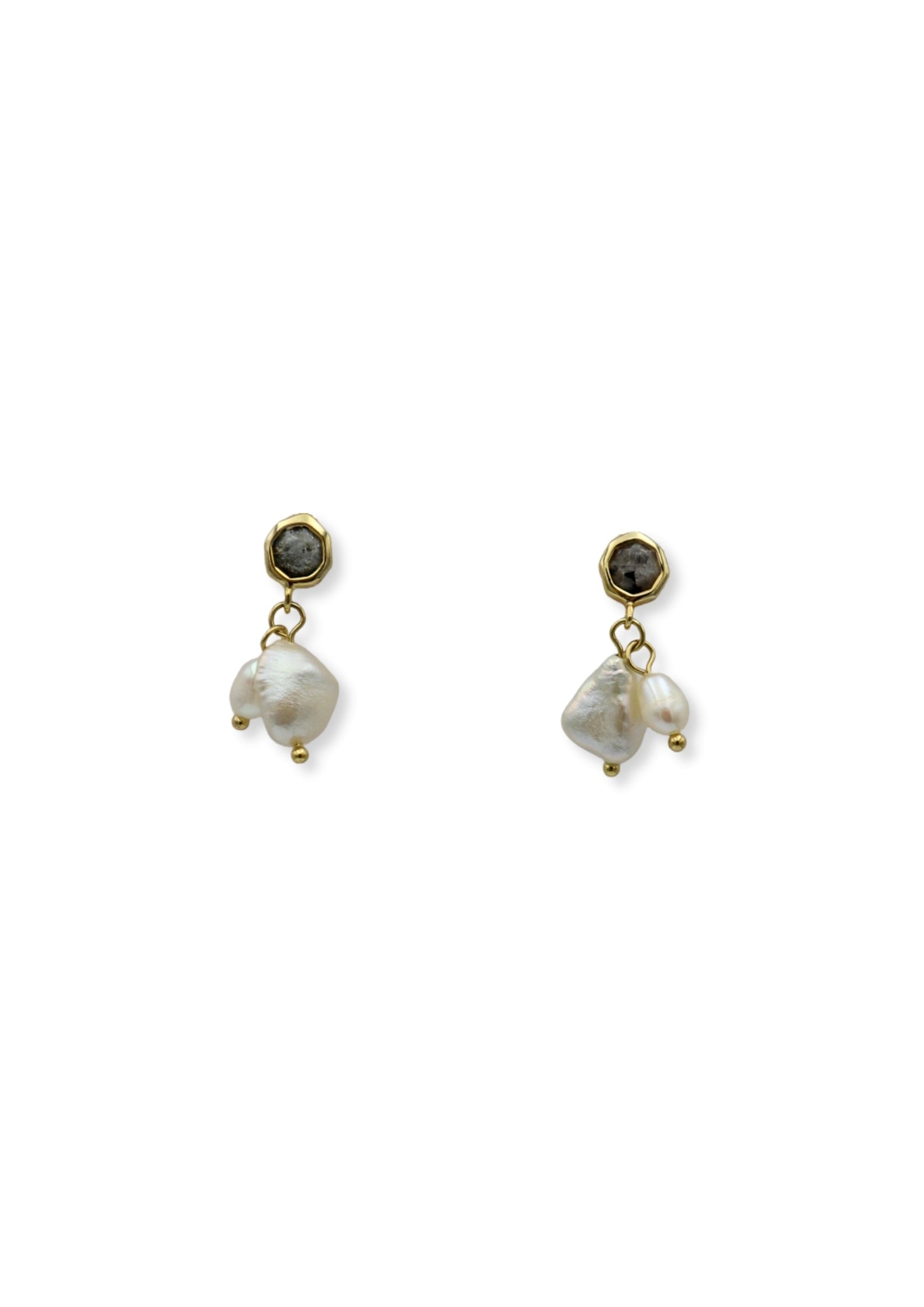 Labradorite Stud Earrings image 2