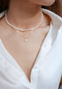 Winter Irregular Pearl Necklace M image 1