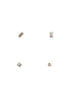 4 set Opal Stud Earrings image 0