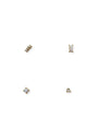 4 set Opal Stud Earrings image 0