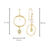 Mismatch Drop Earrings image 1
