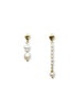 Amber Pearl Drop Earrings image 0