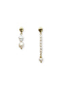 Amber Pearl Drop Earrings image 0