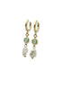 Labradorite Drop Huggie Earrings image 7