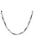 Lapis+ Pearl Silver Necklace image 1